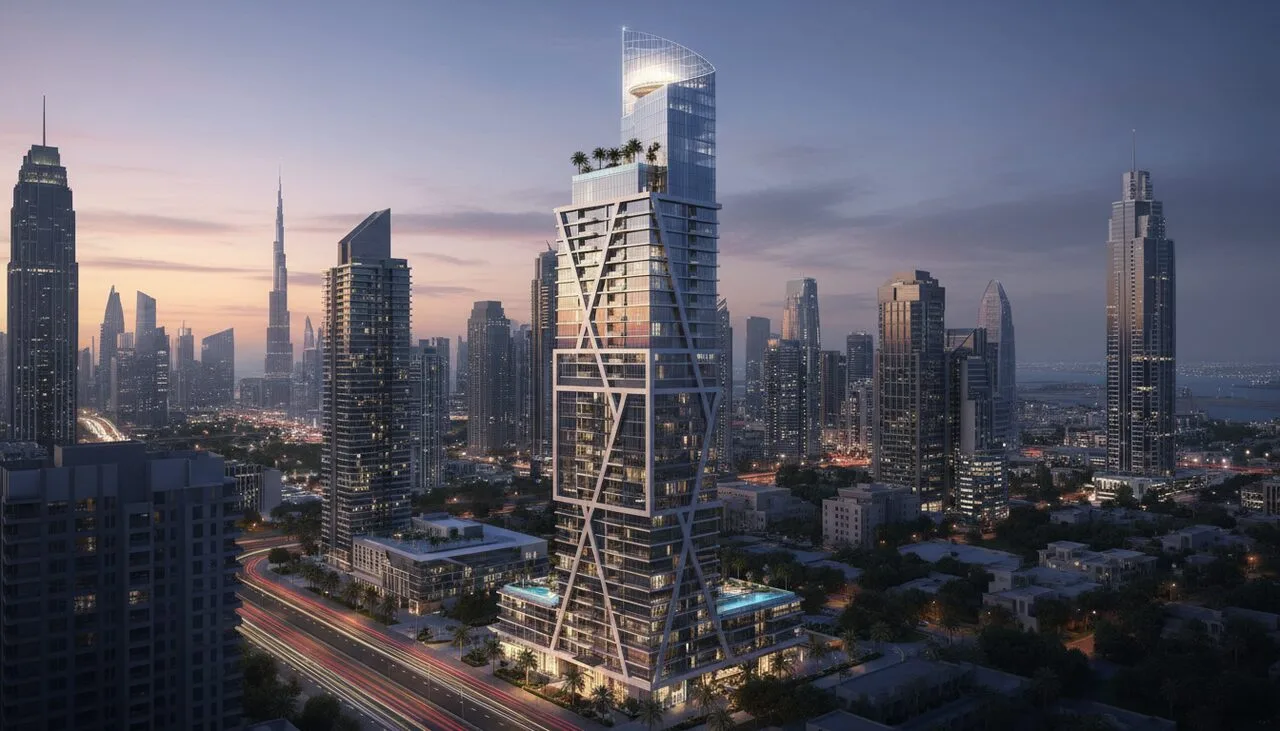Representative image of a modern apartment in Jumeirah Village Triangle (JVT)